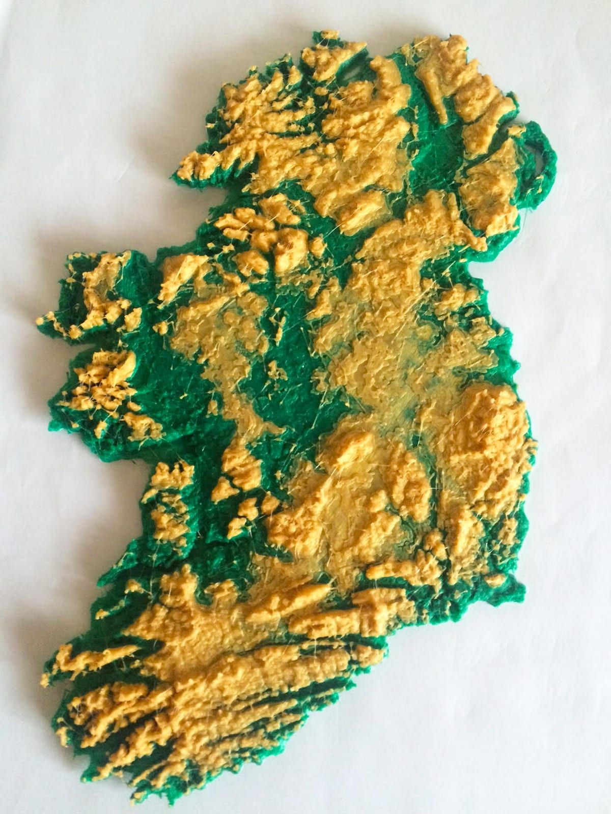 anzeigen von 3d-Karte von Irland