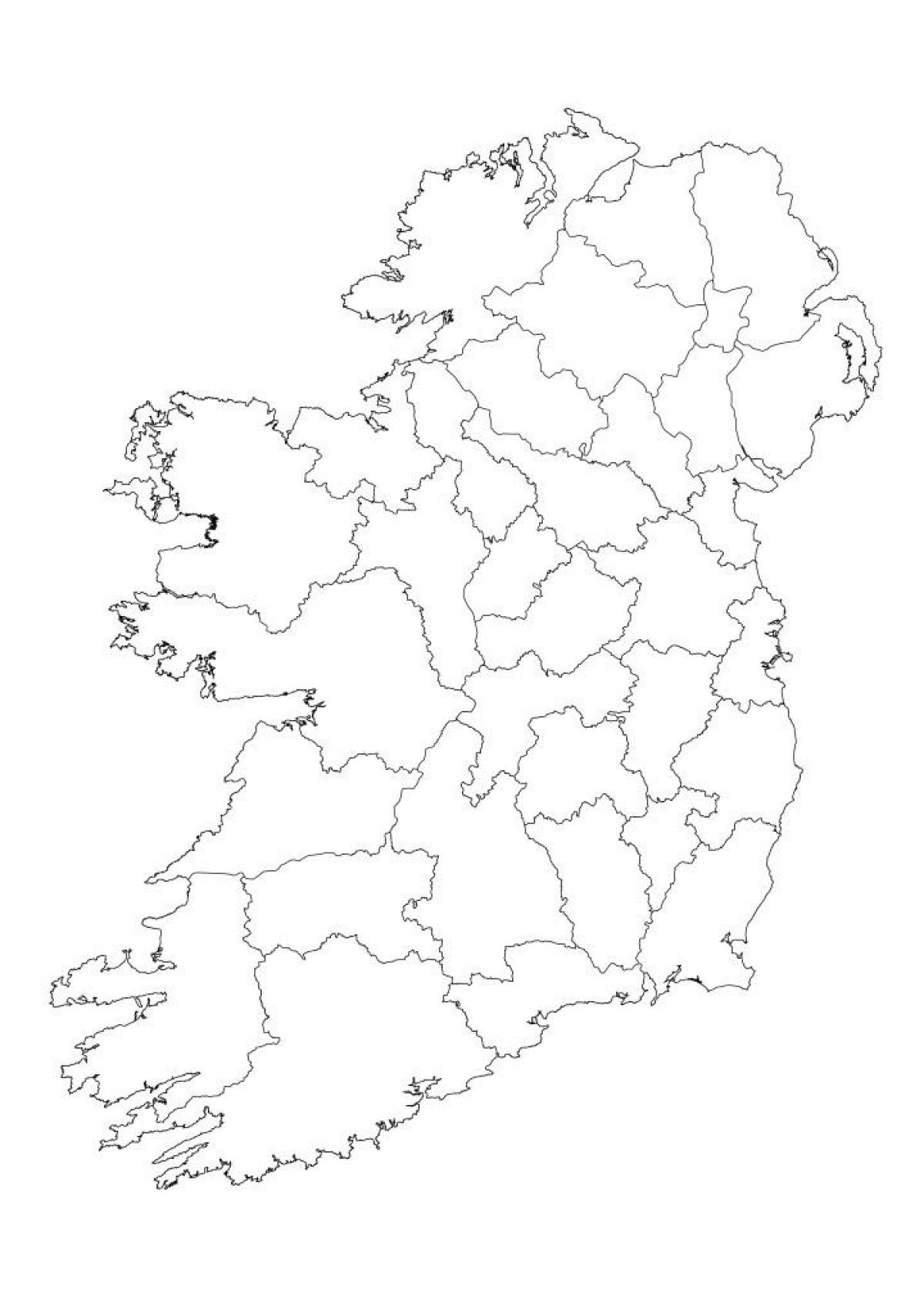 irland karte umriss Irland Leere Karte Irland Map Outline Northern Europe Europa irland karte umriss