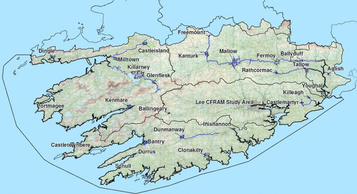 detaillierte Karten von West-Irland