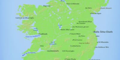 Karte von Republik Irland