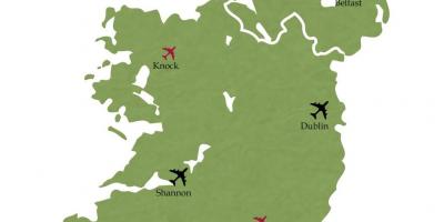 Internationale Flughäfen in Irland anzeigen