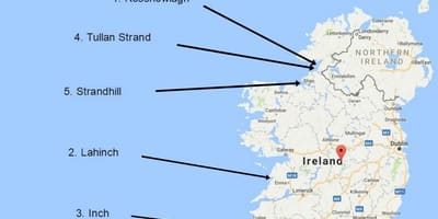 Karte surfen in Irland